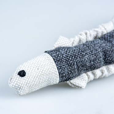 Eco plush eel grey - Detail 2