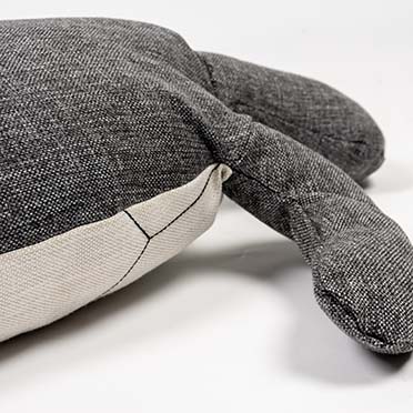 Eco plush turtle grey - Detail 1