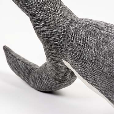 Eco plush whale grey - Detail 3