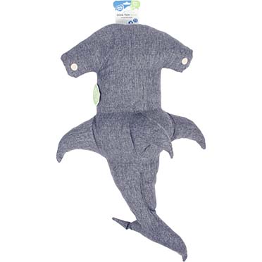 Eco peluche requin-marteau gris - Facing