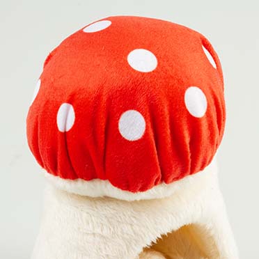 Mushroom house plush red/white - Detail 1