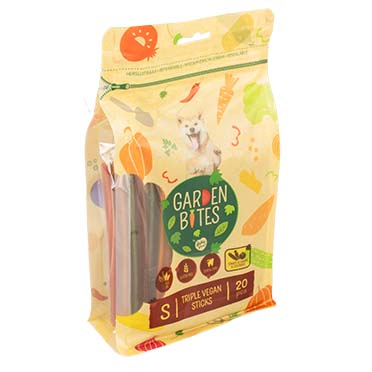 Garden bites triple vegan sticks multicolour - Verpakkingsbeeld