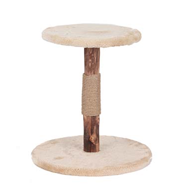 Scratching post nuri natural wood beige - Product shot