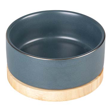 Feeding bowl stone timber blue - Product shot