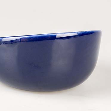 Feeding bowl stone obliq gold blue/gold - Detail 2