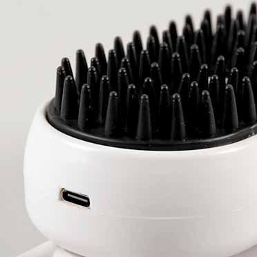 Steamy massage brush black - Detail 1