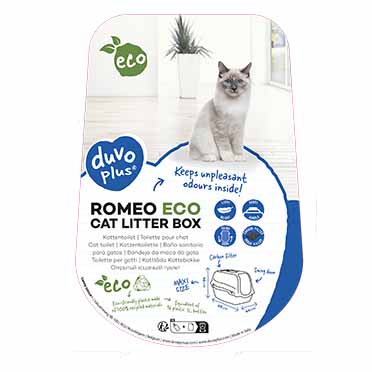 Romeo eco kattentoilet honey - Verpakkingsbeeld