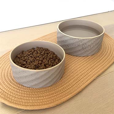 Eetkom Stone wavy dune Grijsgroen - Sceneshot 2