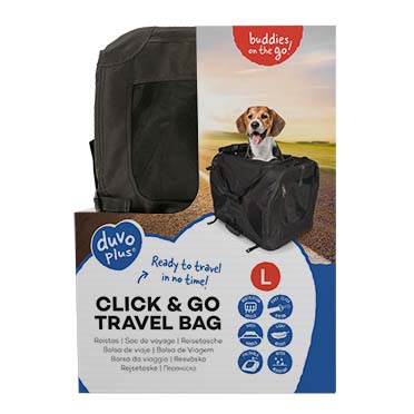 Click & Go Bolsa de viaje Negro - Facing