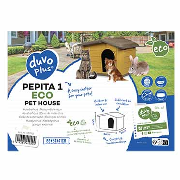 Pepita 1 eco pet house - Verpakkingsbeeld