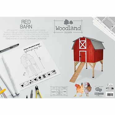 Woodland Design gallinero Red Barn Multicolor - Verpakkingsbeeld