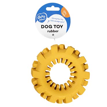 Juguete para masticar Griplay llanta Amarillo - Verpakkingsbeeld