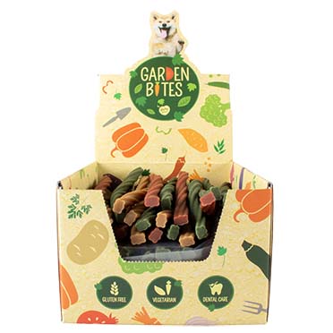 Garden Bites dental twisters Gemengde kleuren - Facing