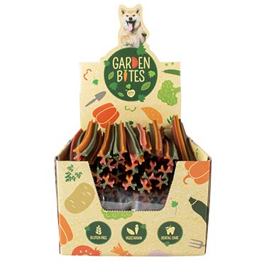 Garden Bites triple vegan sticks Meerkleurig - Facing