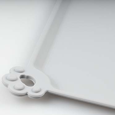 Placemat rechthoekig Grijs - Detail 1