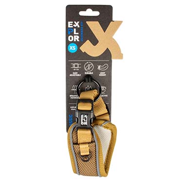 Ultimate Fit Control halsband Classic Honey gold - Verpakkingsbeeld