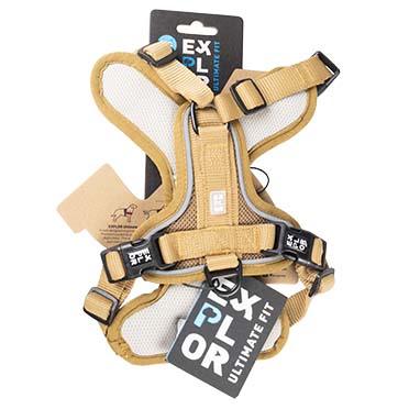 Ultimate Fit No-Pull harnas Classic Honey gold - Verpakkingsbeeld