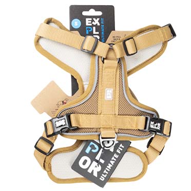 Ultimate Fit No-Pull harnas Classic Honey gold - Verpakkingsbeeld