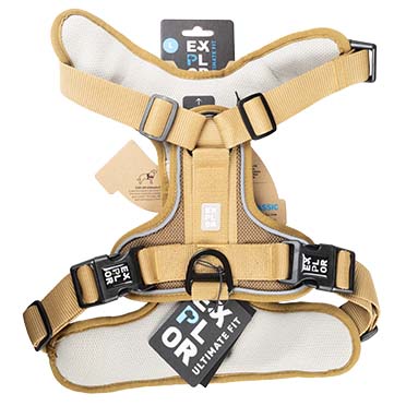 Ultimate Fit No-Pull harnas Classic Honey gold - Verpakkingsbeeld