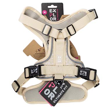 Ultimate Fit No-Pull harnas Fashion Antique white - Verpakkingsbeeld