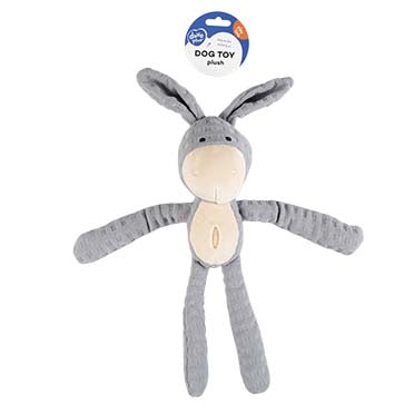Plush rabbit crackle & snuffle Grey - Verpakkingsbeeld