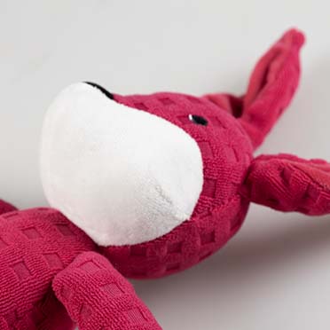 Plush fox crackle & snuffle Fuchsia - Detail 1