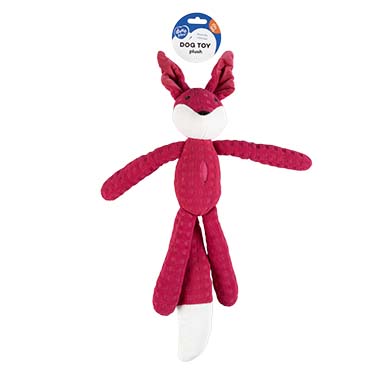 Plush fox crackle & snuffle Fuchsia - Verpakkingsbeeld