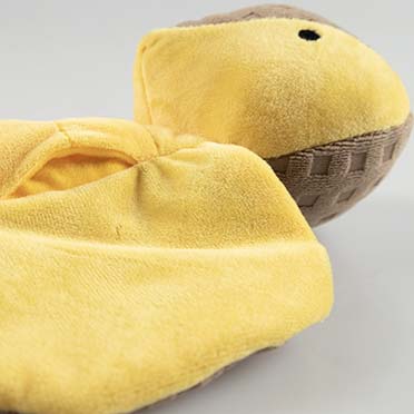 Pluche cobra crackle & snuffle Geel/bruin - Detail 1