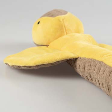 Pluche cobra crackle & snuffle Geel/bruin - Detail 2