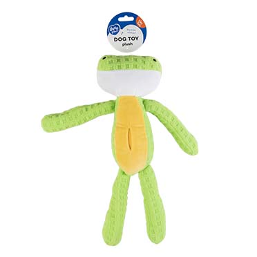 Peluche grenouille crackle & snuffle Vert/jaune - Verpakkingsbeeld