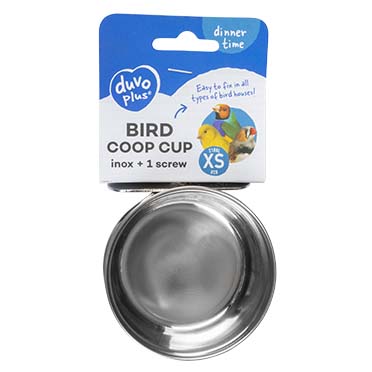 Futternapf Vogel Inox + 1 Schraube Silber - Verpakkingsbeeld