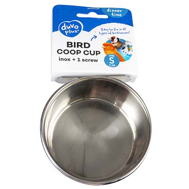 Futternapf Vogel Inox + 1 Schraube Silber - Verpakkingsbeeld