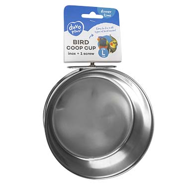 Futternapf Vogel Inox + 1 Schraube Silber - Verpakkingsbeeld