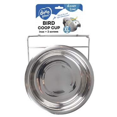Eetkom vogel inox + 2 vijzen Zilver - Verpakkingsbeeld