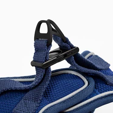 Ultimate fit kleine hond harnas Blauw - Detail 1