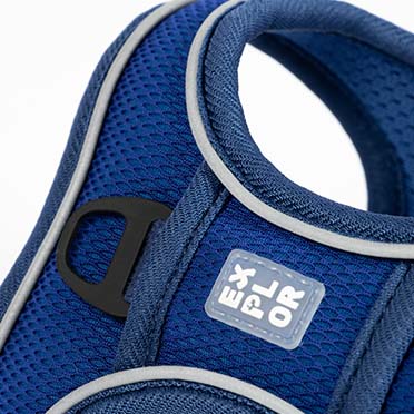 Ultimate fit kleine hond harnas Blauw - Detail 3