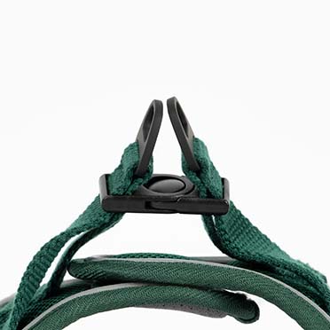 Ultimate fit kleine hond harnas Groen - Detail 1