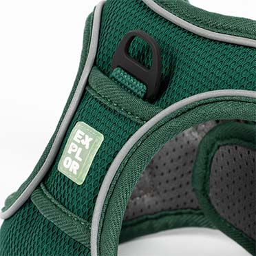 Ultimate fit kleine hond harnas Groen - Detail 3