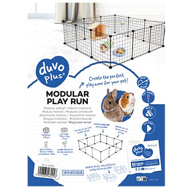 Modulair verblijf kleine zoogdieren Zwart - Detail 1