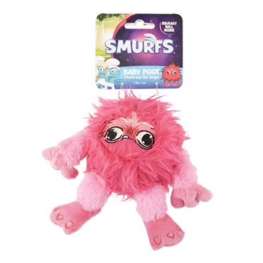 De Smurfen knuffelspeeltje Babypoot Roze - Verpakkingsbeeld