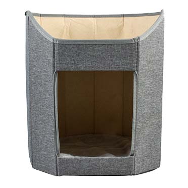 Kattenhuis Greta Grijs - Facing