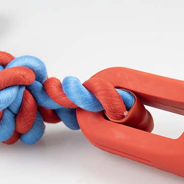 Rubrop corde à tirer avec bâton Rouge - Detail 2