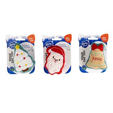 Xmas pluche kerst mix Gemengde kleuren - Facing