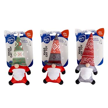 Xmas pluche kabouter mix Gemengde kleuren - Facing