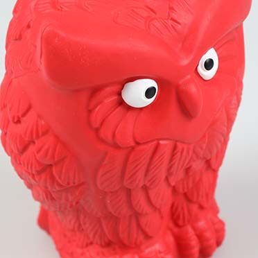 Kauspielzeug Griplay Eule Rot - Detail 3