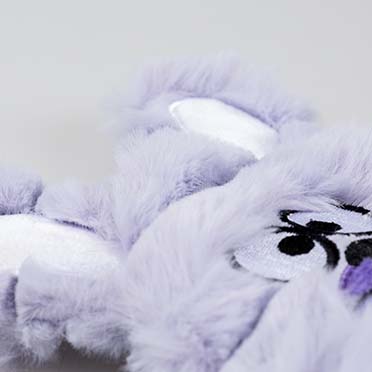 Peluche Huggi lapin Mauve - Detail 1