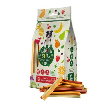 Garden Bites Fruity dental groovies - <Product shot>