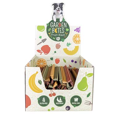 Garden Bites Fruity dental groovies - Facing