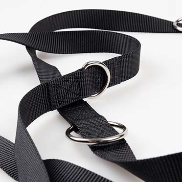 Leine Duo Classic Schwarz - Detail 3