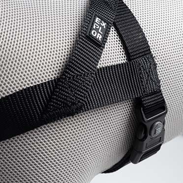 Harnas Chest Classic Zwart - Detail 3